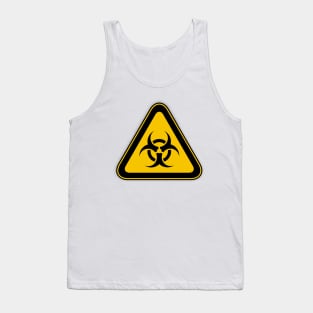 Bio Hazard Warning Graphic Tank Top